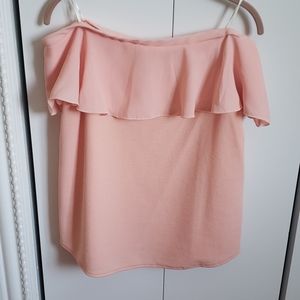 Off shoulder sleeveless top